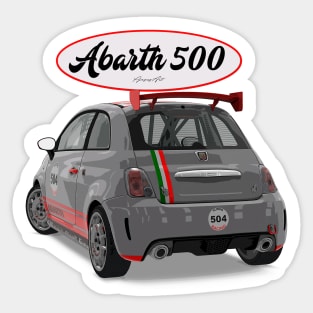 ABARTH 500 504 Back Sticker